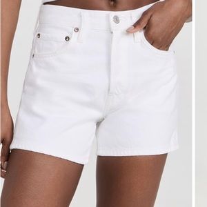 PISTOLA white denim shorts size 4